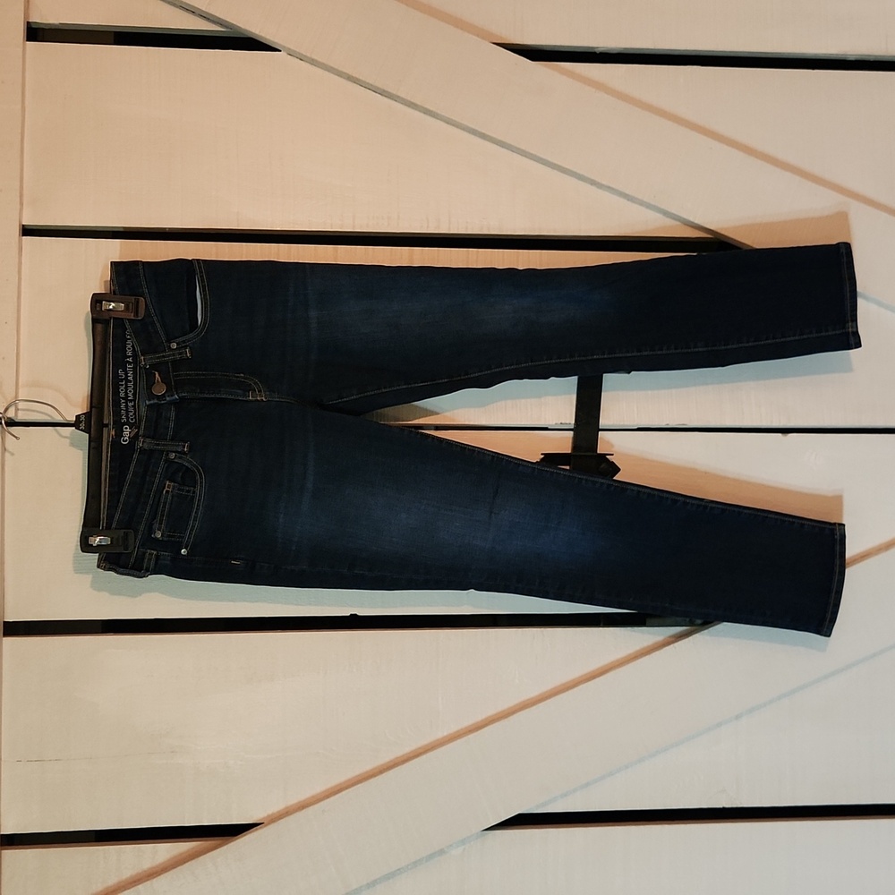 GAP Women's Skinny Jeans - Dark Blue